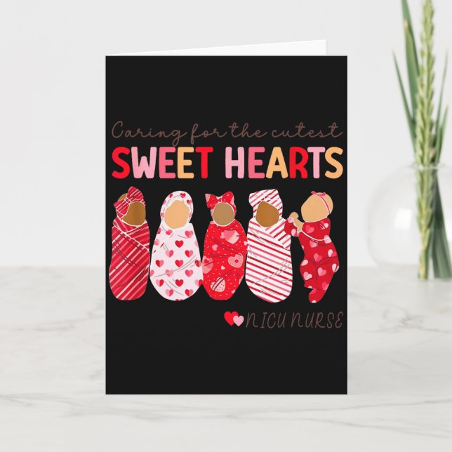 Carte Prendre soin des plus mignons amours infirmière en (Devant)