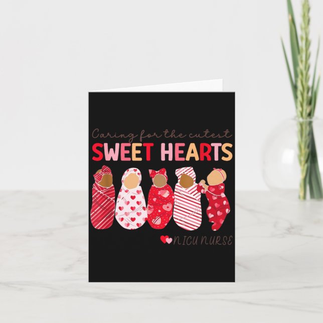Carte Prendre soin des plus mignons amours Infirmière en (Devant)