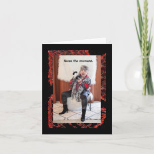 Carte Prenez le moment et mangez le dessert pour votre a