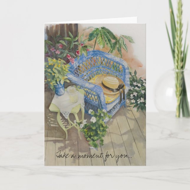 Carte Prenez un moment pour vous.... (Devant)