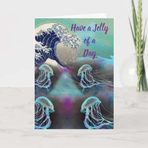 Carte Prenez une gelée d'une vague géante