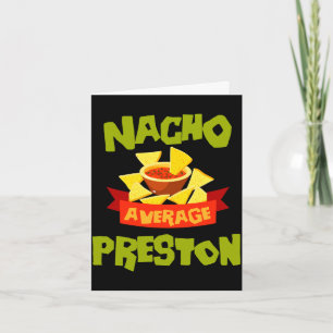 Carte Prénom de naissance drôle de preston pas moyen nac