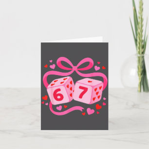 Carte Prépa 67 Saint-Valentin Six Sept Dés 6 7 Amant Hom