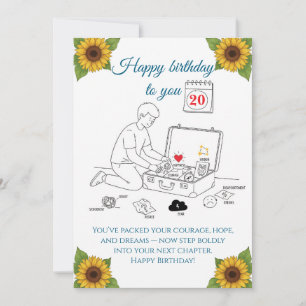 Carte Préparer le chapitre suivant,Anniversaire