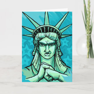 Carte Préparez pour poinçonner quelque chose liberté