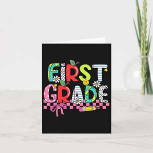 Carte Preppy Fournitures Première Année Bonne Dernière J