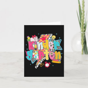 Carte Preppy Kindergarten Dream Team Retour À L'École Te