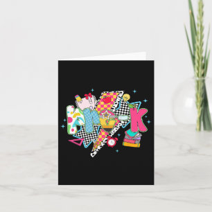 Carte Preppy Pre-k Dream Team Preschool Back To School T