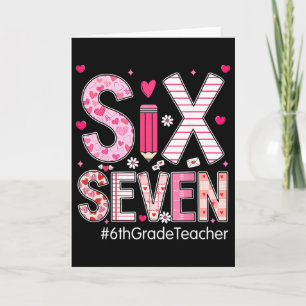 Carte Preppy Six Seven 67 Saint-Valentin 6e année tasse