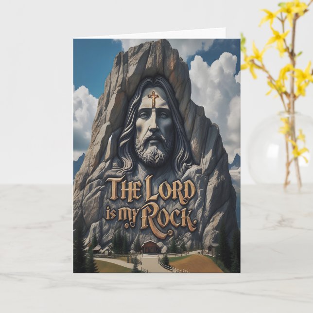 Carte Présence divine parmi les montagnes (Fleur jaune)