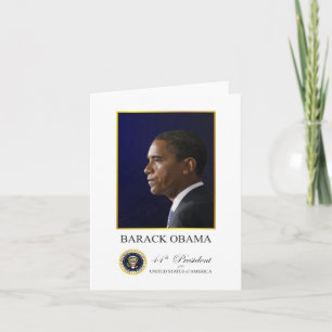 Carte Président Obama