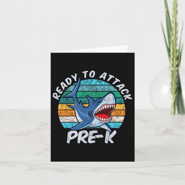 Carte Prêt À Attaquer Le Requin D'Avant-Garde Premier Jo (Devant)