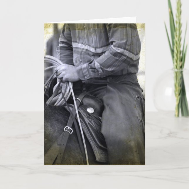 Carte Prêt à être lasso (Devant)