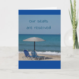 CARTE **PRÊT À PROFITER DE "VOUS" & JOUR À LA PLAGE**