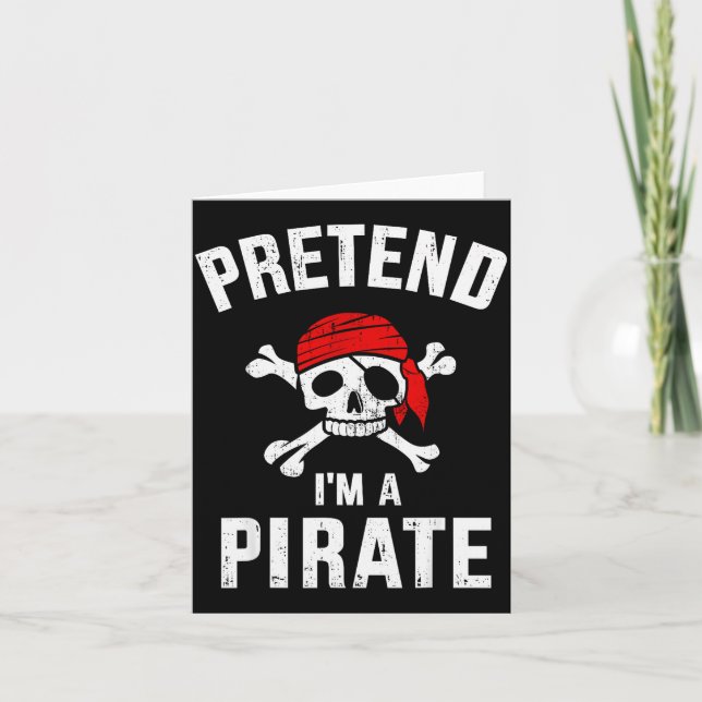 Carte Pretend I'm A Rate Funny Lazy Easy Diy Halloween C (Devant)