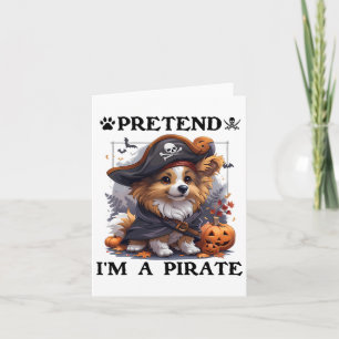 Carte Prétendre que je suis un chien de berger Shetland 