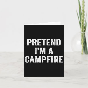 Carte Prétendre que je suis un costume d'Halloween drôle