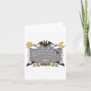 Carte Prétendre que je suis une gomme drôle Lazy Hallowe