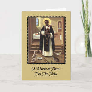 Carte Prêtre catholique de St Martin de Porres
