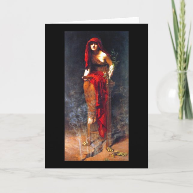 Carte Prêtresse de la peinture de beaux-arts de Collier (Devant)