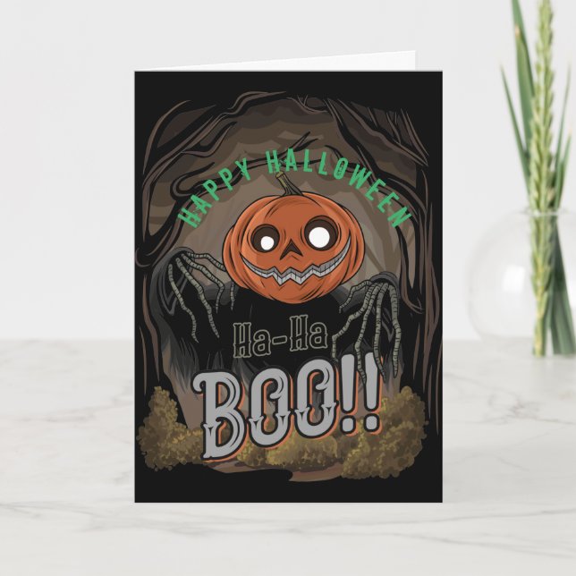 Carte Prêts pour un Halloween terrifiant (Devant)