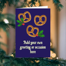 Pretzels de Noël avec Holly - ajouter du texte