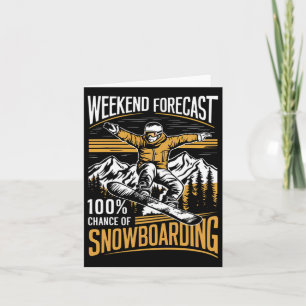 Carte Prévision Du Week-End 100% Chance De Snowboard - S