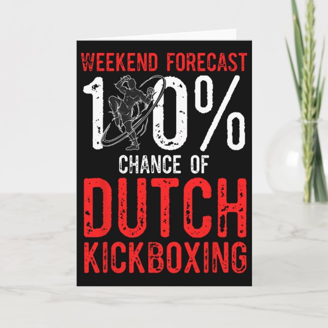 Carte Prévisions de week-end 100% de chance de Muay Thai (Devant)