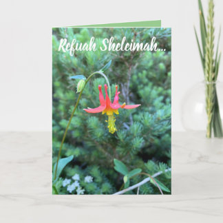 Carte Prière de guérison, Refuah Sheleimah