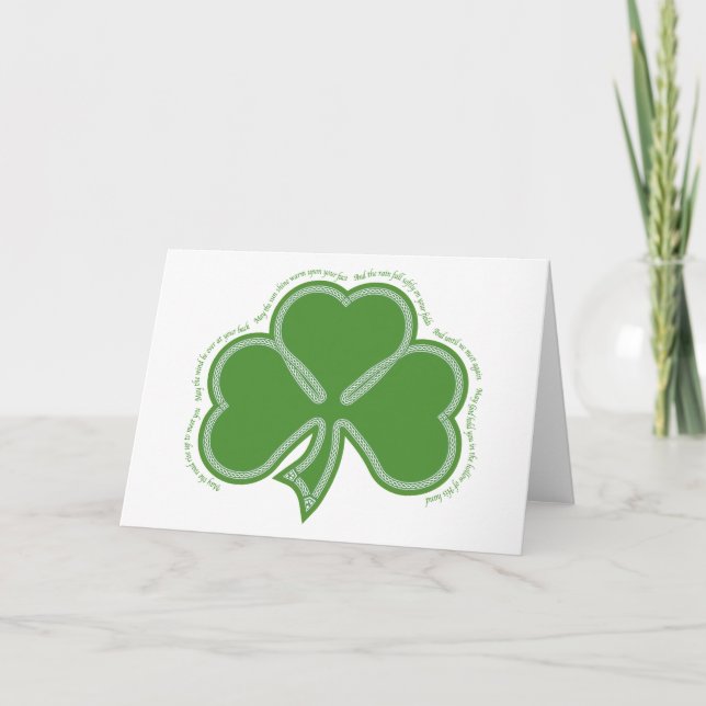 Carte Prière irlandaise (Devant)