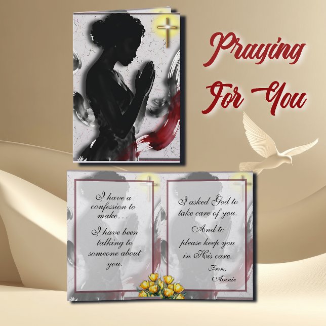 Carte Prière pour vos encouragements (Encouragement Greeting Card)