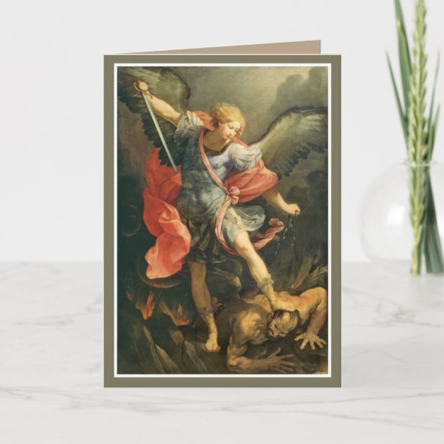 Carte Prière Saint Michel l'Archange (Devant)