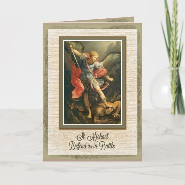 Carte Prière Saint Michel l'Archange (Devant)