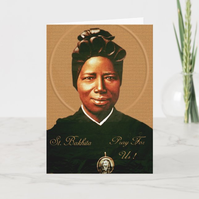 Carte Prières à St. Bakhita (Devant)