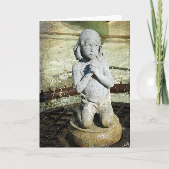 Carte Prières pour les enfants à Mercy Fountain Détail (Devant)
