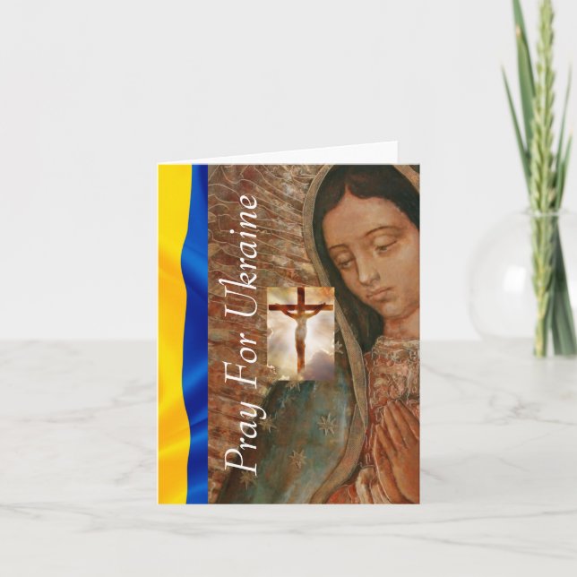 Carte Priez Pour L'Ukraine (Devant)