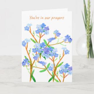 Carte Priez Pour Vous Oubliez Moi Pas Les Fleurs