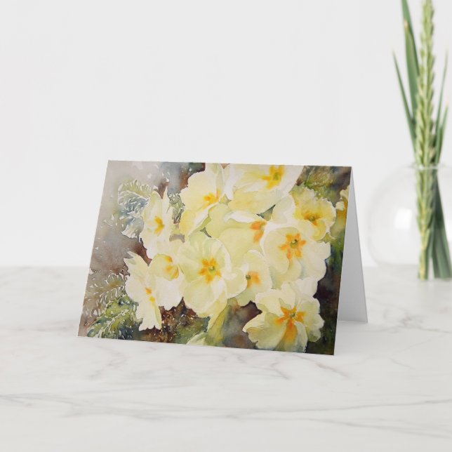 Carte Primrose Posy (Devant)