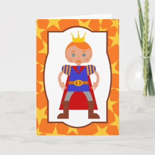 Carte Prince Charming Boy Fête d'anniversaire