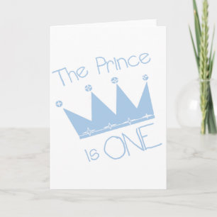 Carte Prince Crown 1er Anniversaire Tshirts et cadeaux