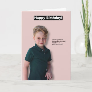 Carte Prince George Happy Birthday card
