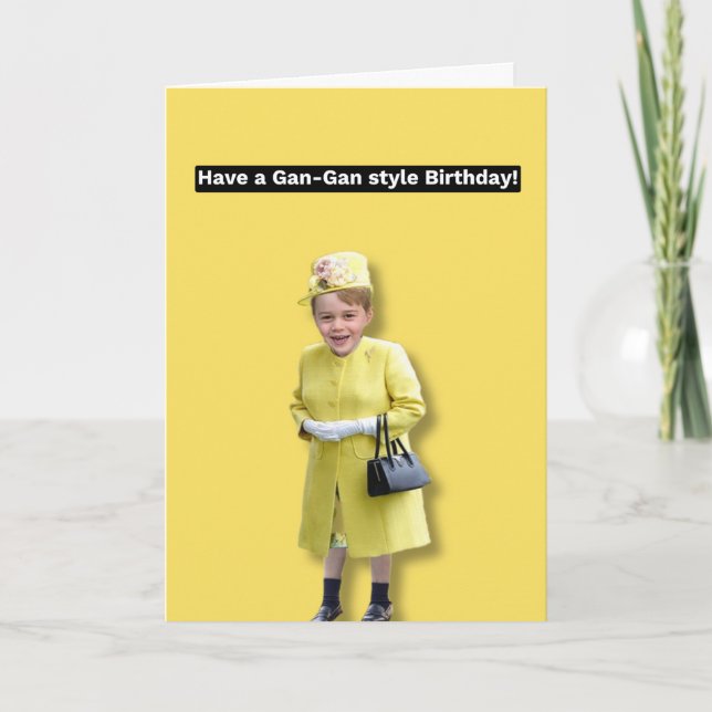 Carte Prince George Have a Gan-Gan Birthday ! (Devant)