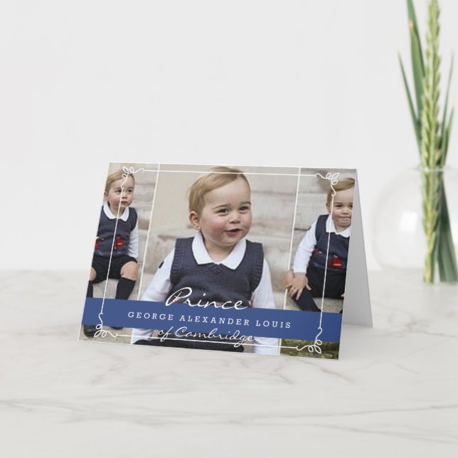 Carte Prince George - William et Kate (Devant)
