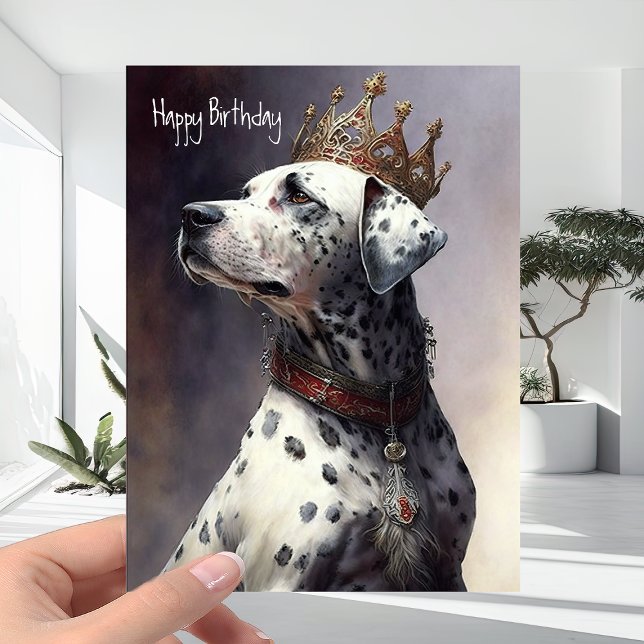 Carte Prince héritier Dalmation - Amoureux de les chiens (Créateur téléchargé)