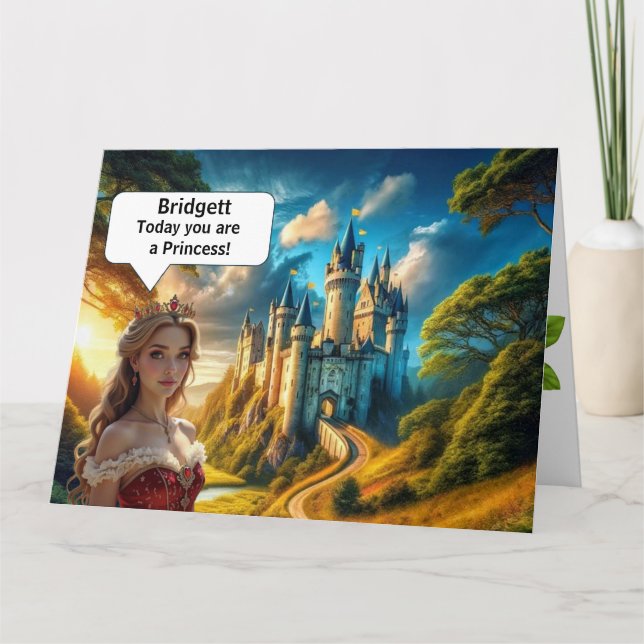 Carte Princess Birthday Card (Devant)