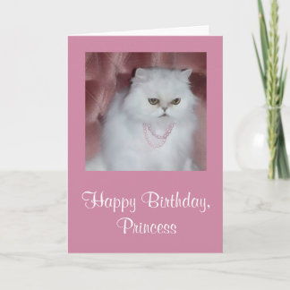 Carte Princess Birthday Card