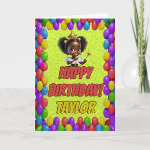 Carte Princess Fairytale Royal Jolie salutation Annivers