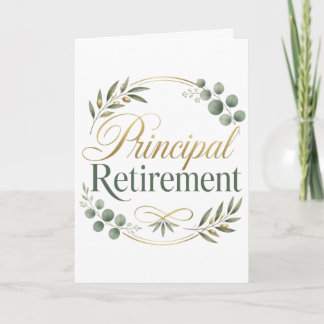 Carte Principal Retirement Gift