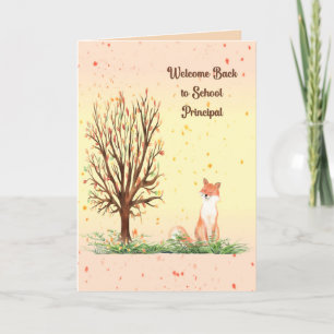 Carte principale de retour à l'école