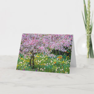 Carte Printemps dans le jardin de Claude Monet